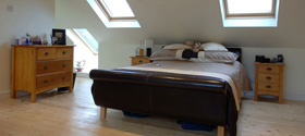 Loft conversion bedroom