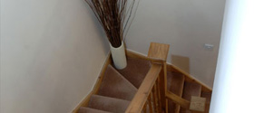 Stairs leading to loft conversion